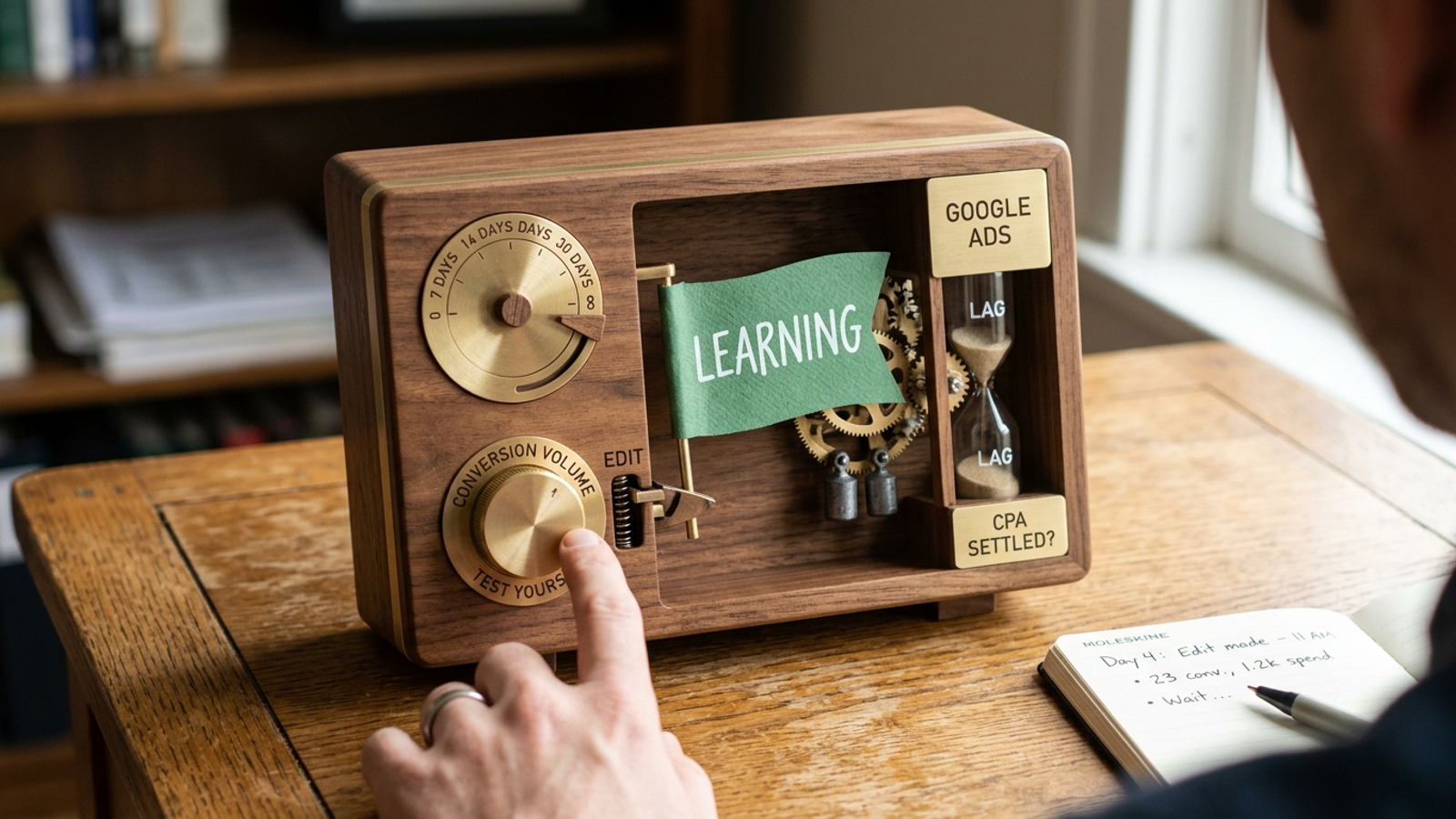 Cover image for: The Google Ads Learning Phase Isn’t a Seven-Day Timer. Test Yours.